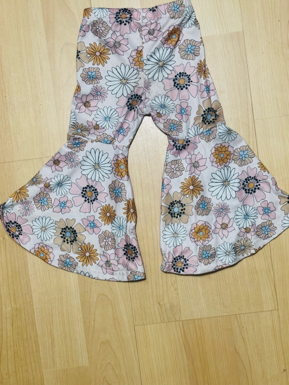 Target Pink Floral Bell Bottoms for Kids